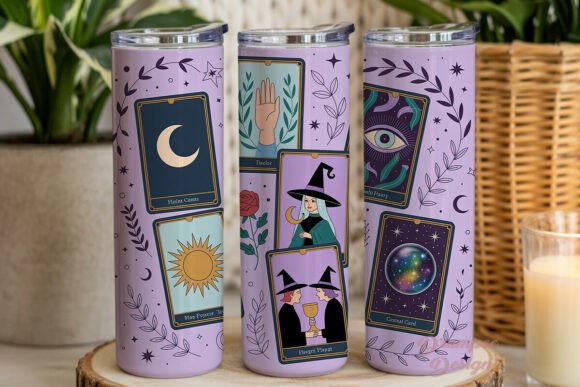 Download Mystical Tarot Card Collage Wrap PNG - Mystical Collection