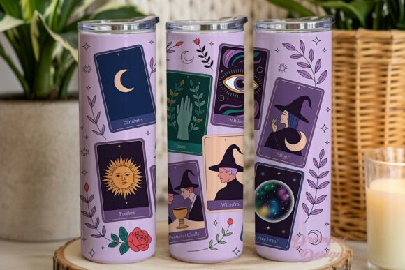 Download Mystical Tarot Card Collage Wrap PNG - Mystical Collection