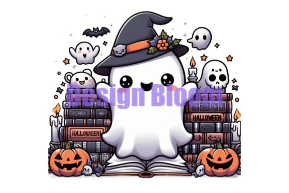 Download Halloween Book Lover Ghost Costume - Premium Resources